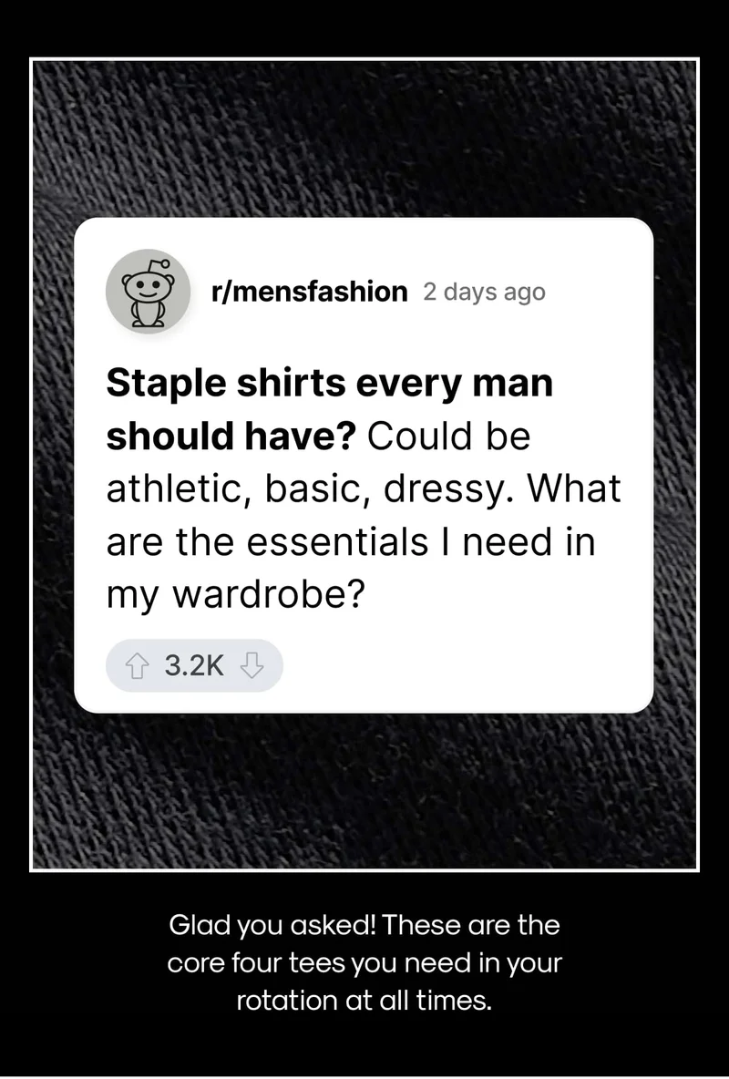 The 4 Tees Every Guy Needs