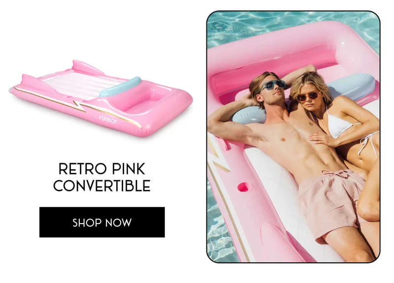 RETRO PINK CONVERTIBLE
