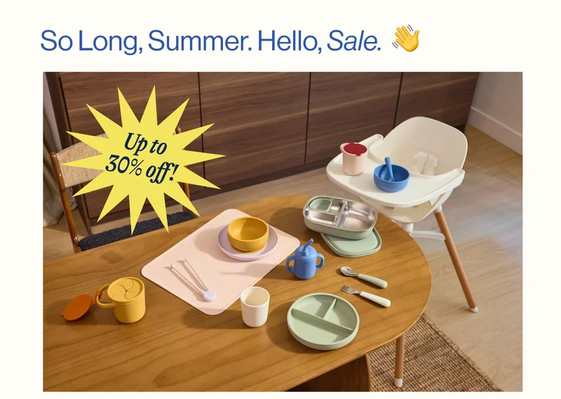So Long, Summer. Hello, Sale.  👋 Up to 30% off!