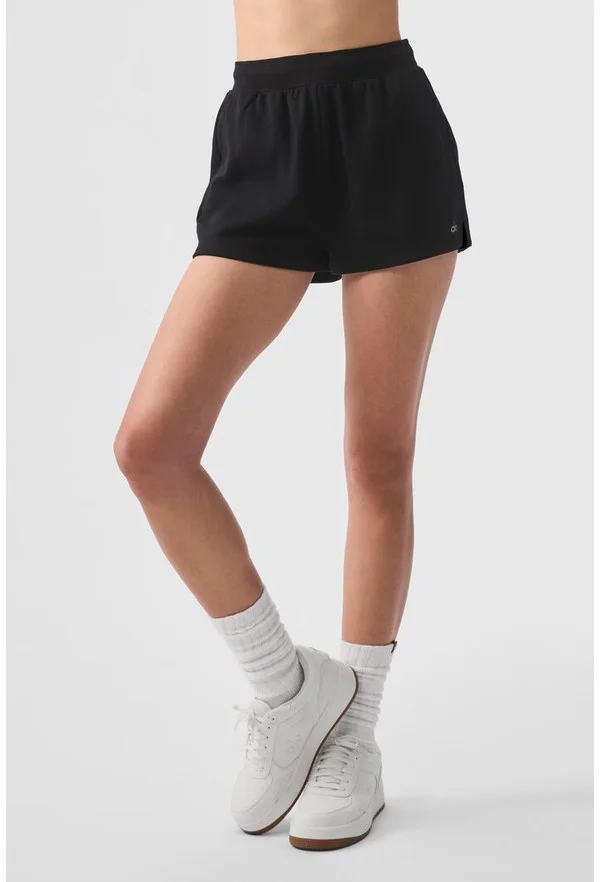Low Key Sweat Short - Black - Black / XS