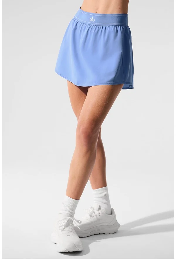 Match Point Tennis Skirt - Crystal Clear Blue - Crystal Clear Blue / S