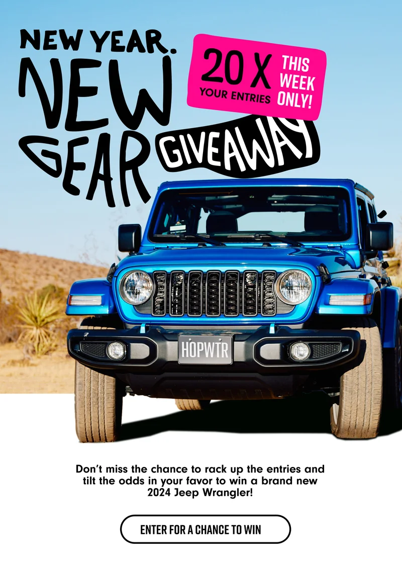 LAST CHANCE! 20x your entries this week only.