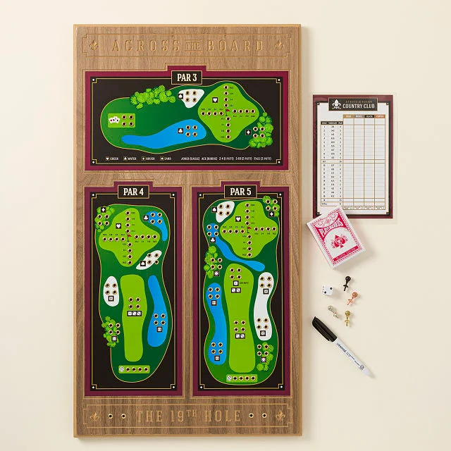 The 19th Hole Wooden Tabletop Golf Game