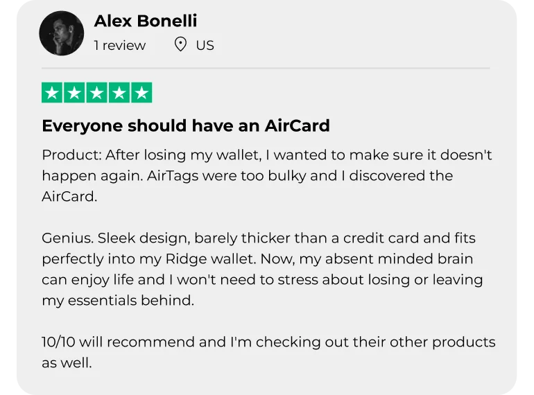 "Everyone should have an Aircard"