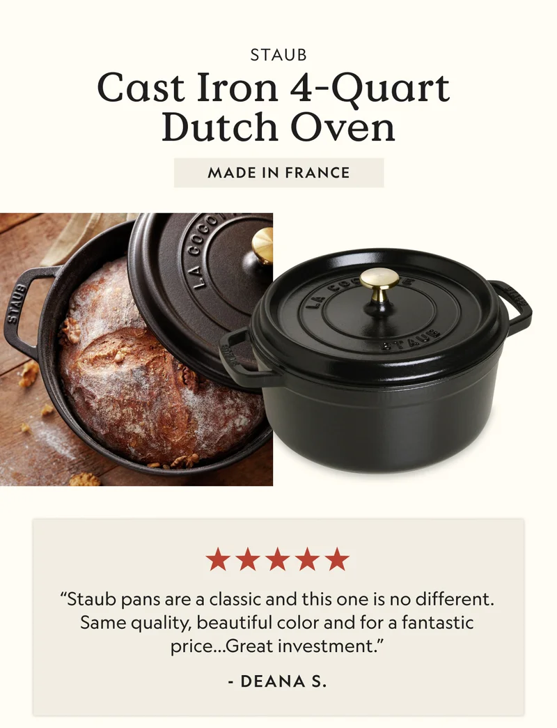 Cast Iron 4-Quart Dutch Oven