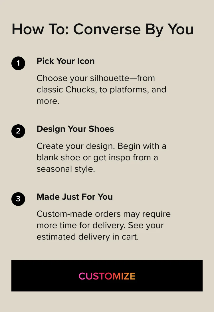 Customize