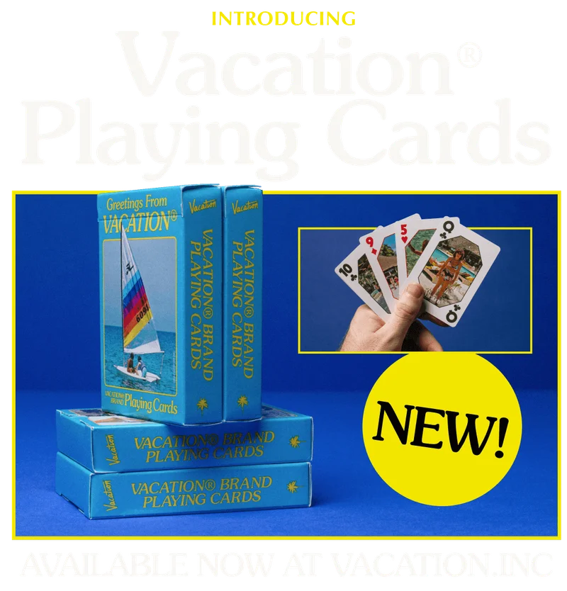 Vacation  Playing Cards