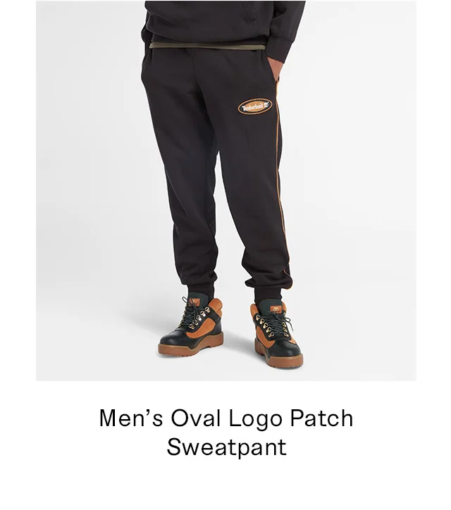 Men's Oval Logo Patch Sweatpant