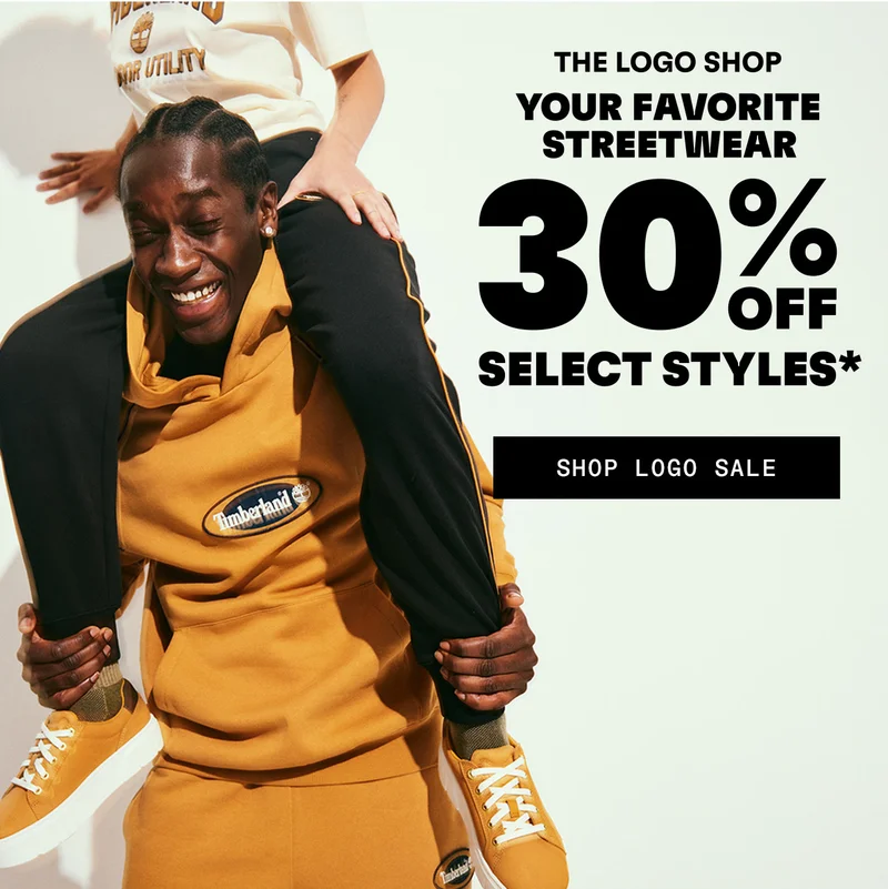 The logo shop. Your favorite streetwear 30% off select styles*. Shop logo sale