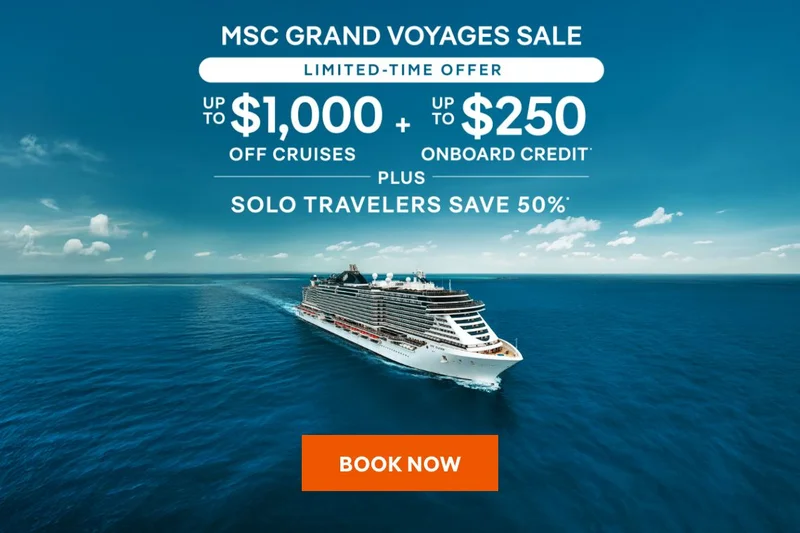 MSC Grand Voyages – 10+ Nights – Click to View Cruises & Book Now MSC Grand Voyages – 10+ Nights – Click to View Cruises & Book Now