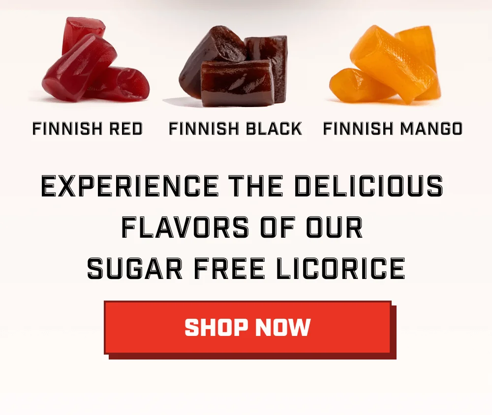 Experience the delicious flavors of our sugar free licorice.