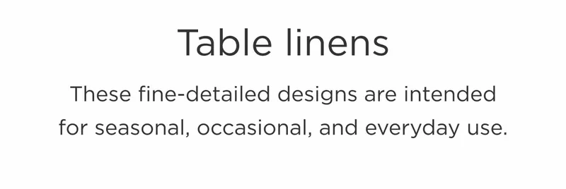 Table Linens