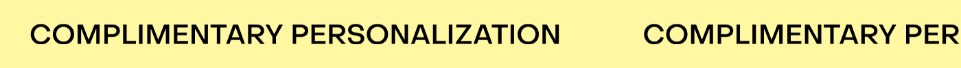 Complimentary Personalisation