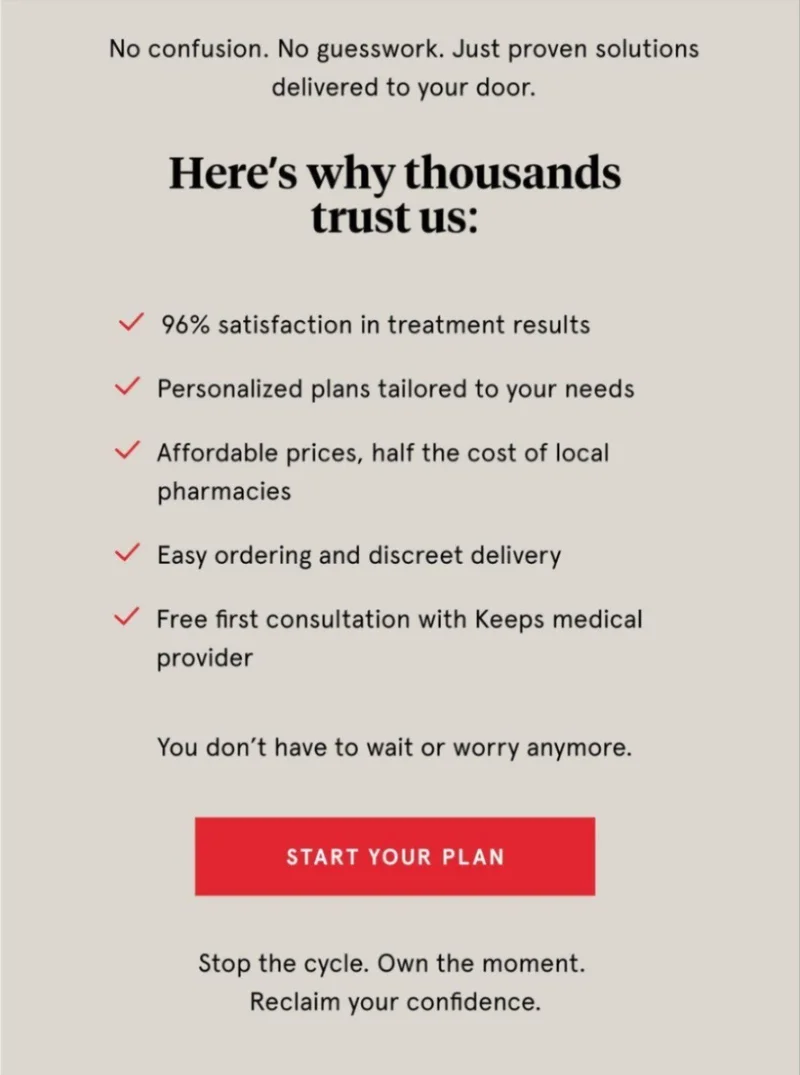 Here's why thousands trust Keeps: