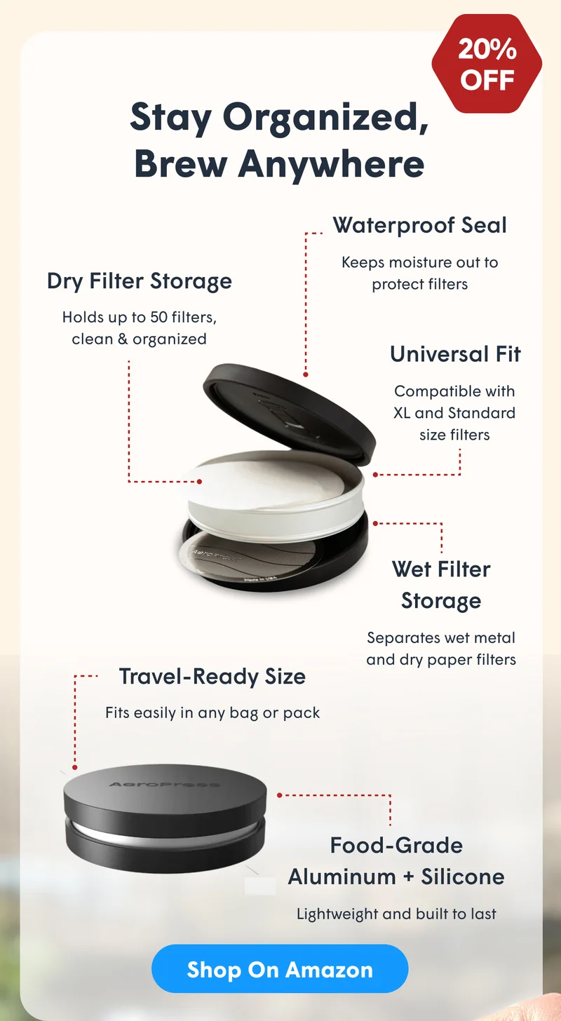 Stay organized, Brew anywhere