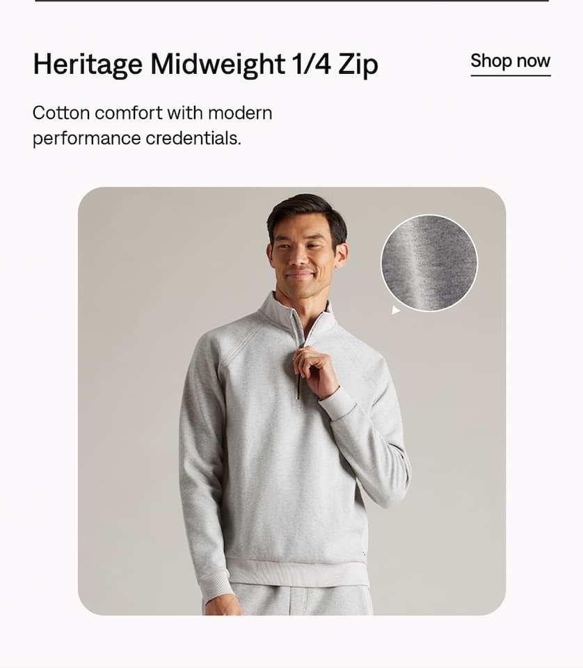 Heritage Midweight 1/4 Zip