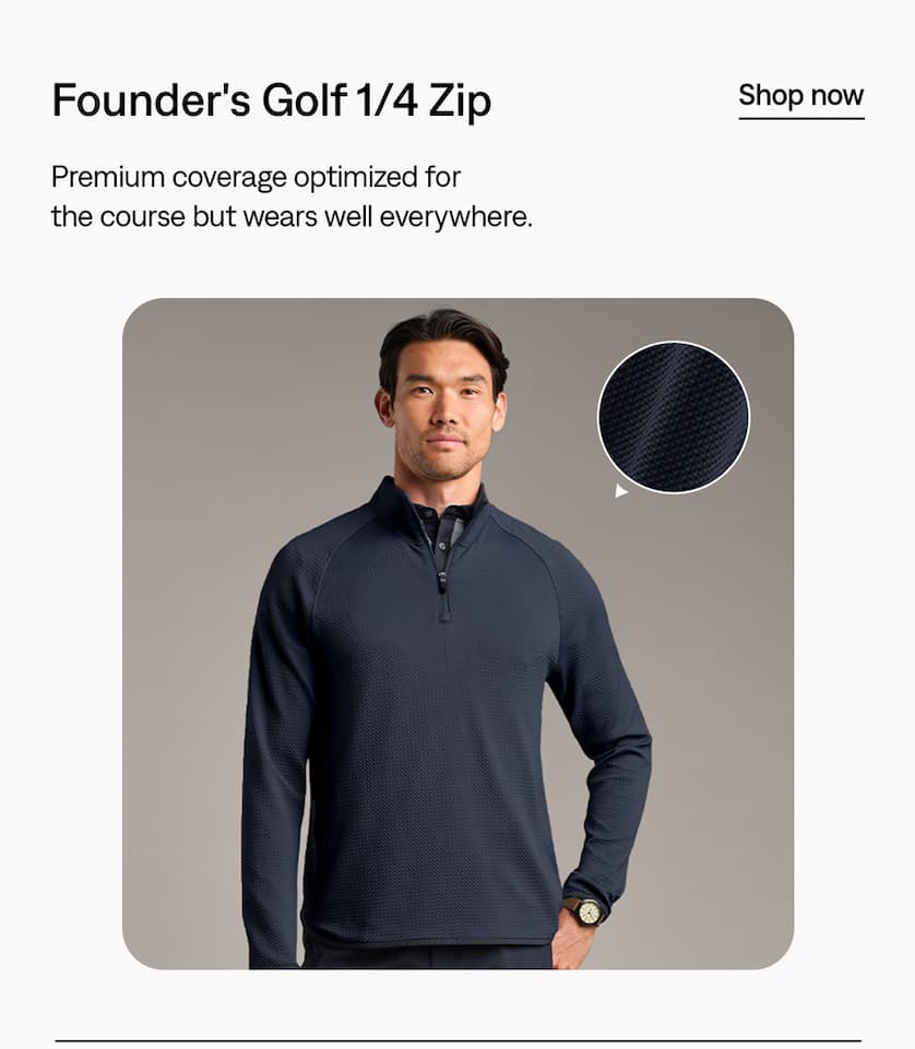 Founder's Golf 1/4 Zip