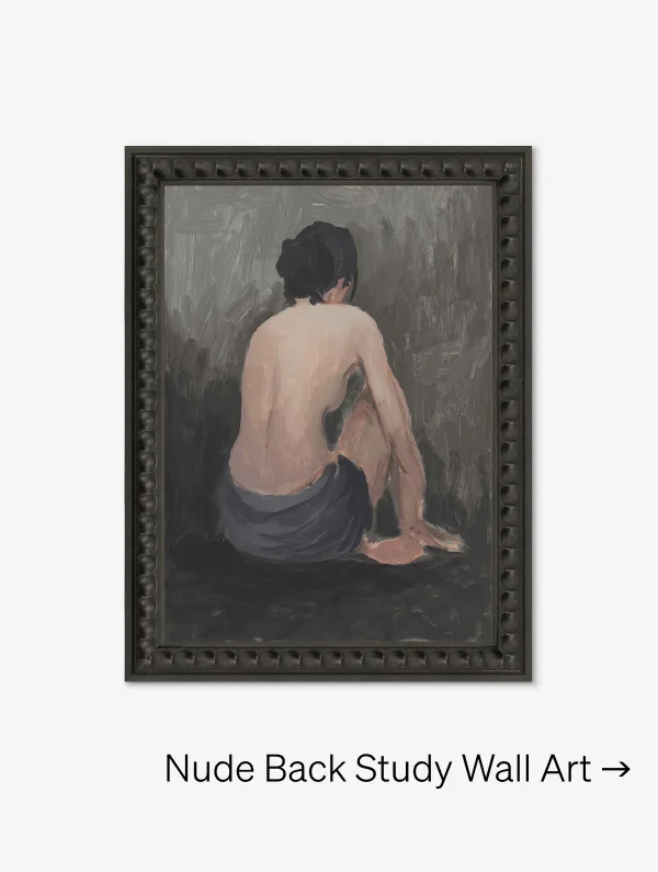 Shop Nude Back Study Wall Art