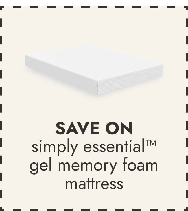 Simply Essential™ 8-inch Gel Memory Foam Mattress