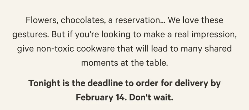 Tonight is the deadline to order for delivery by February 14. Don't wait.