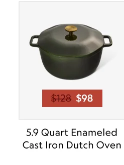 5.9 Quart Enameled Cast Iron Dutch Oven