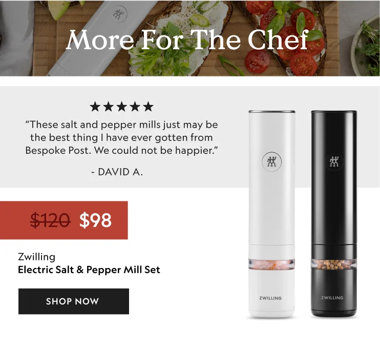 Electric Salt & Pepper Mill Set
