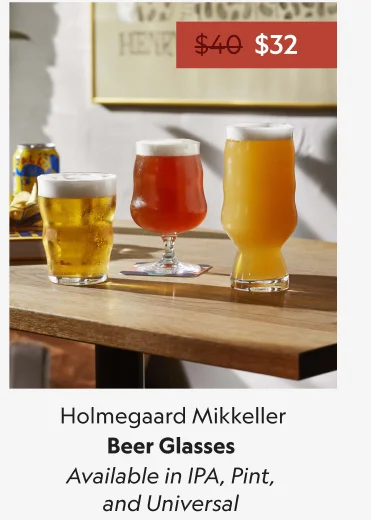 Holmegaard Mikkeller Beer Glasses
