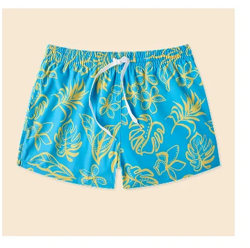 Classic Swim Trunk: The Arboretum 4"