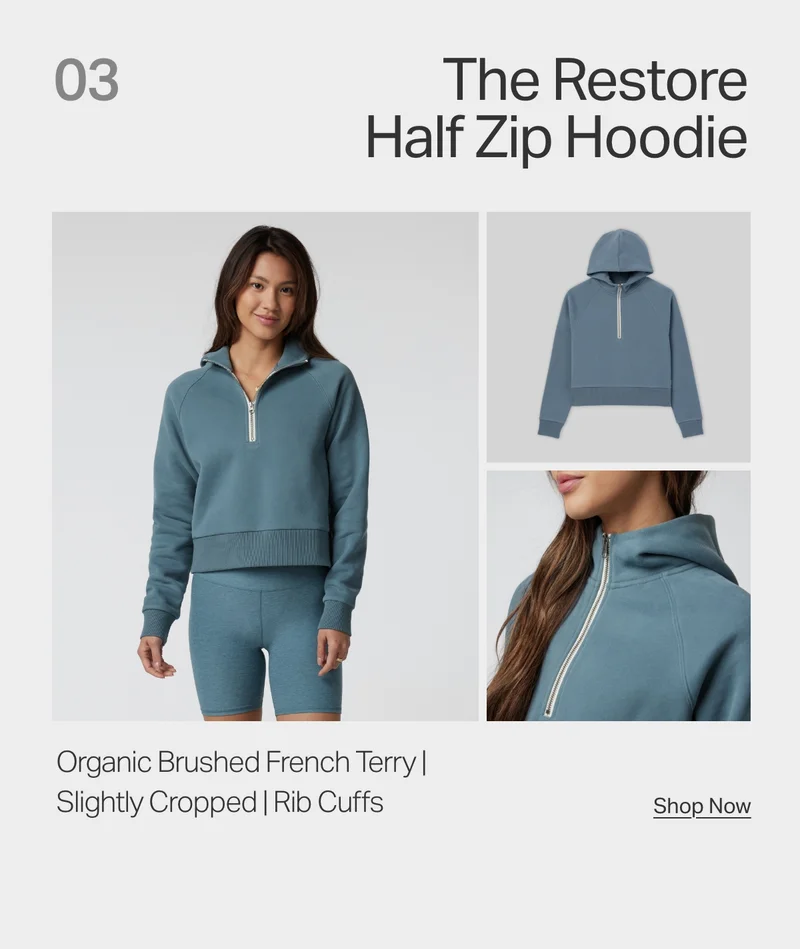 The Restore Half Zip Hoodie