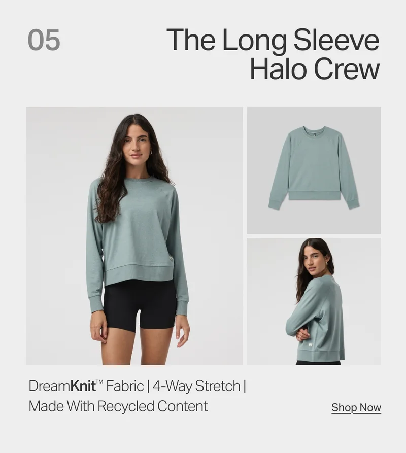 The Long Sleeve Halo Crew