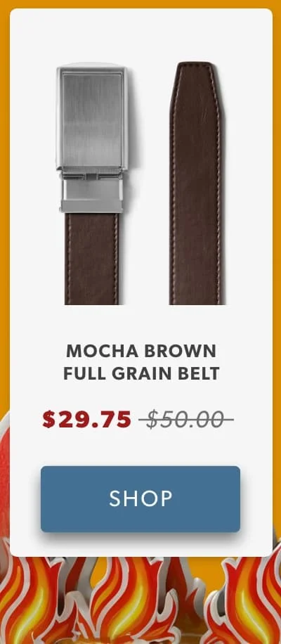 Shop Mocha Brown Belt