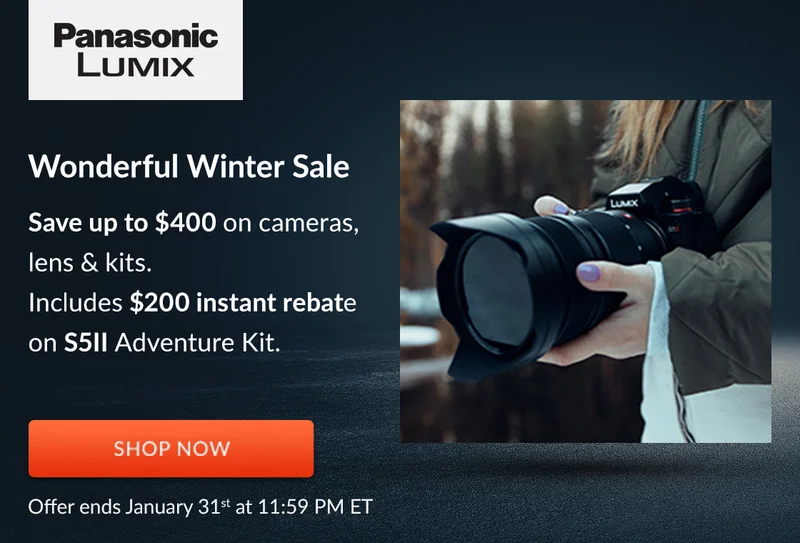 Panasonic Lumix Wonderful Winter Sale | Shop Now