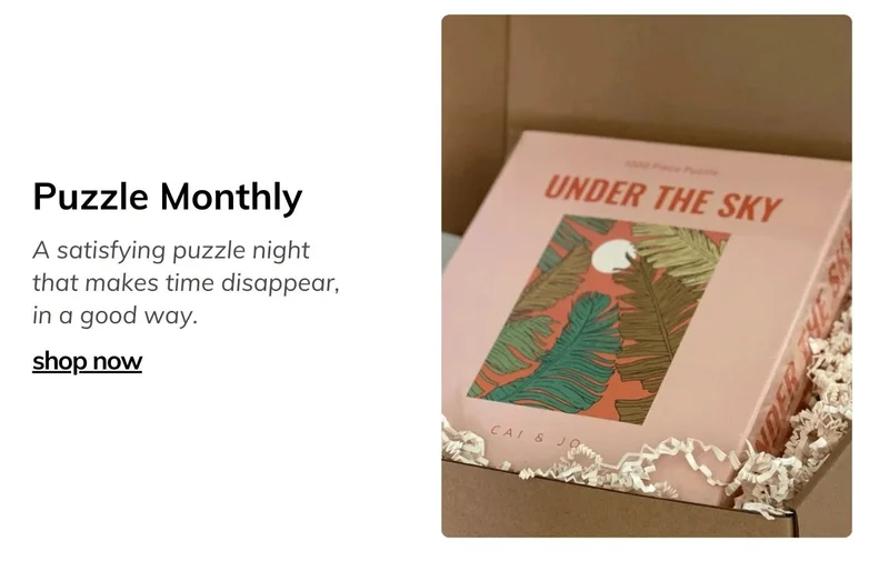 Puzzle Monthly - Monthly Subscription