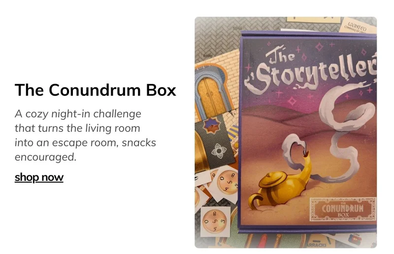 The Conundrum Box - Escape Room Game in a Box