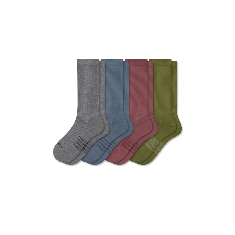 Men's Modern Rib Calf Sock 4-Pack