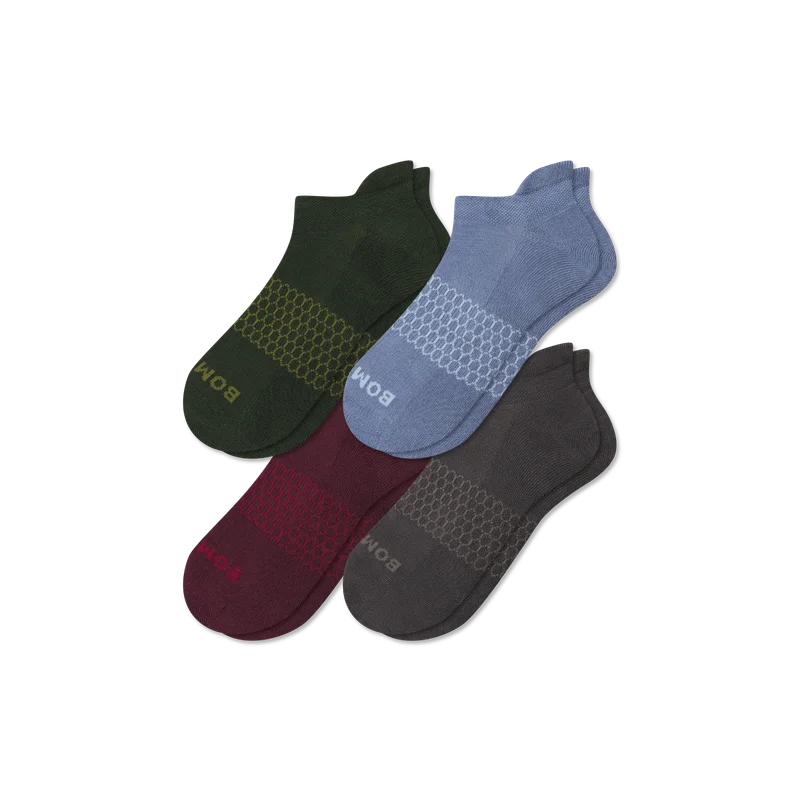 Men's Solids Ankle Sock 4-Pack