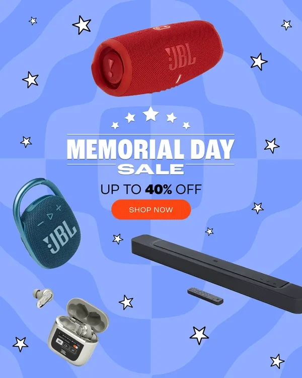 JBL Memorial Day Sale