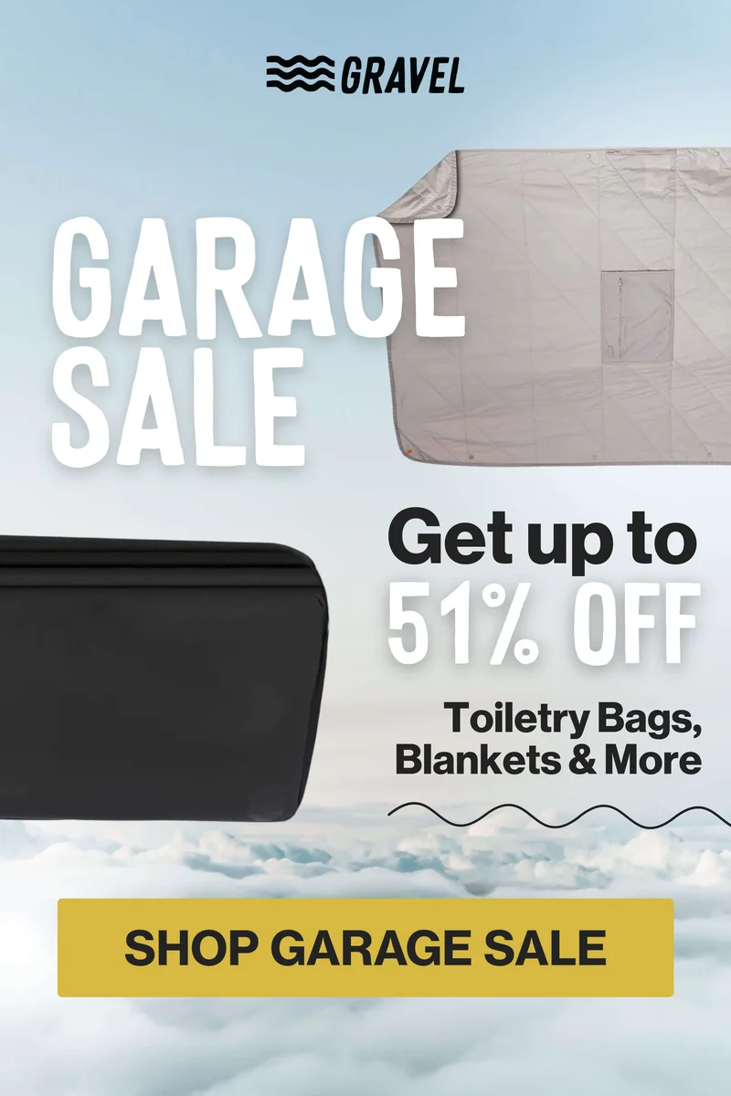 garage sale is live. Save money on lightly used Gravel Gear