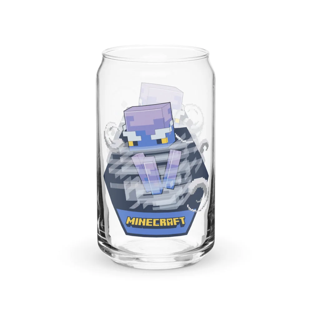 Image of Minecraft Breeze Badge Can Shaped Glass