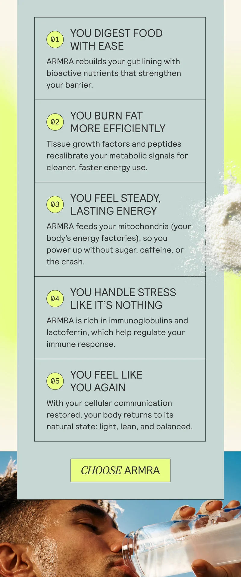 CHOOSE ARMRA
