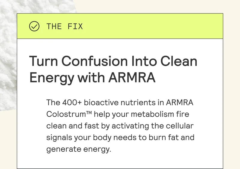 TURN CONFUSION INTO CLEAN ENERGY WITH ARMRA