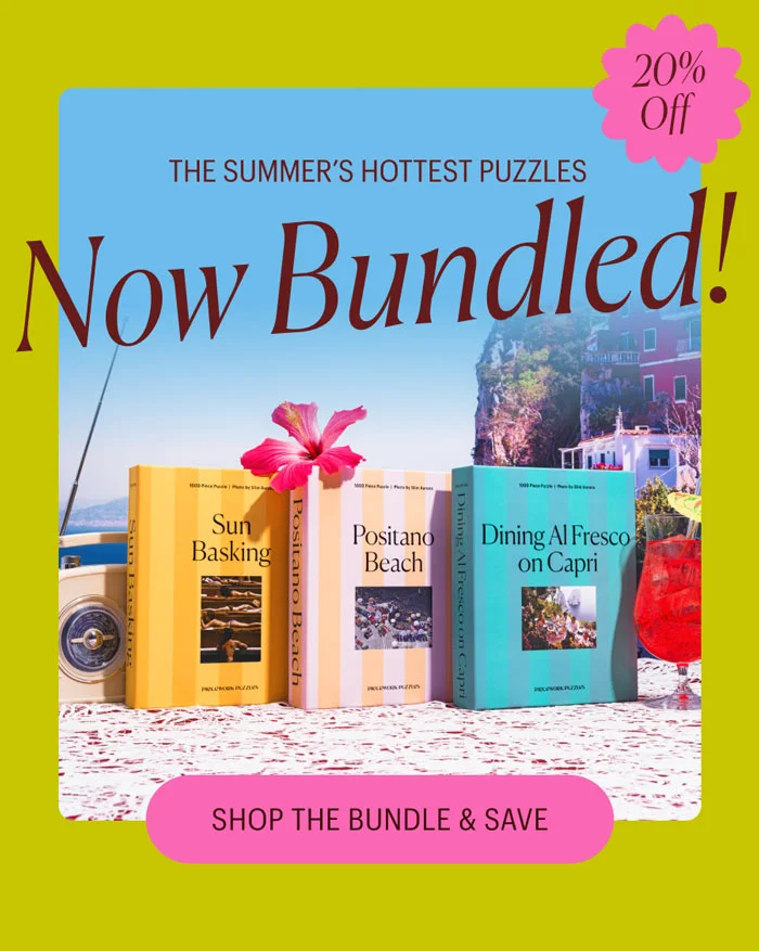 The Summer's Hottest Puzzles - Now Bundled! Slim Aarons Puzzles 20% Off! Bundle & Save