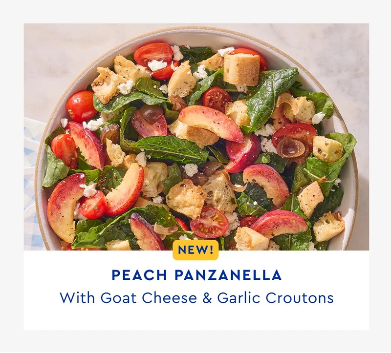 Peach Panzanella