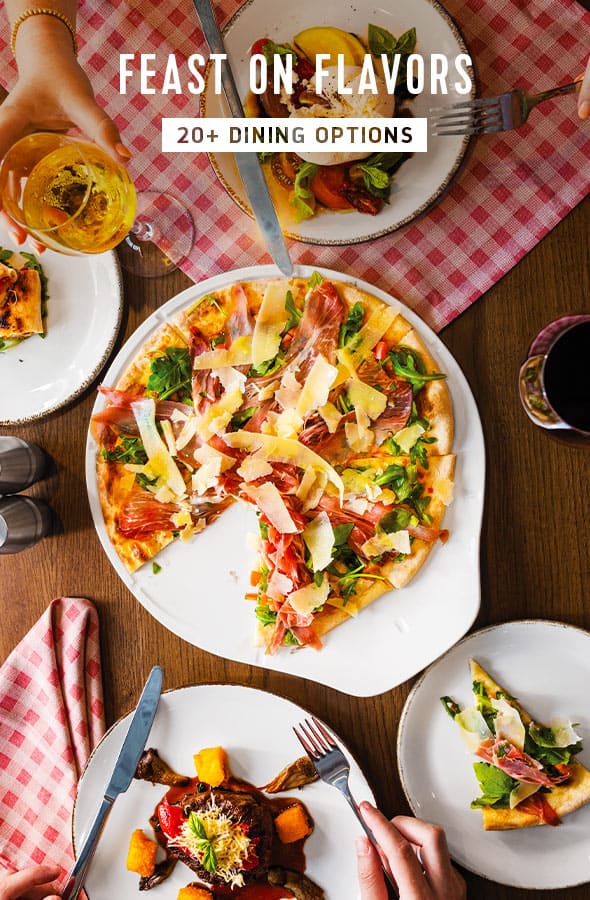 20+ DINING OPTIONS