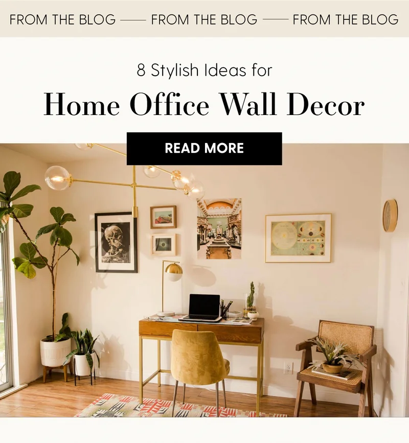8 Stylish Ideas for Home Office Wall Decor | Read More