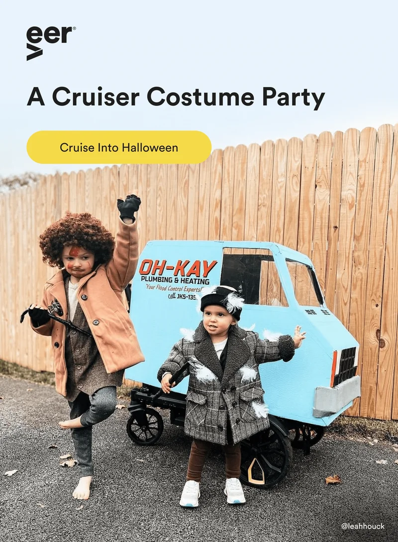 a cruiser costume party - cruise into halloween