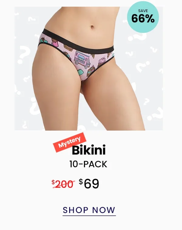 Mystery Bikini 10-Pack | $69 | Shop Now