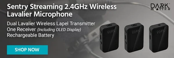 Sentry Streaming 2.4GHz Wireless Lavalier Microphone