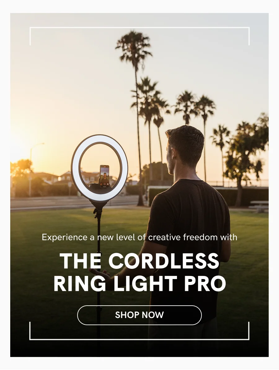 The Cordless Ring Light Pro | Shop Mpw