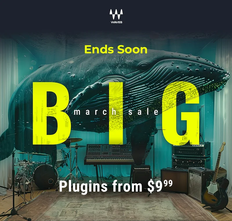 The BIG March Sale is here - Plugins from $9.99